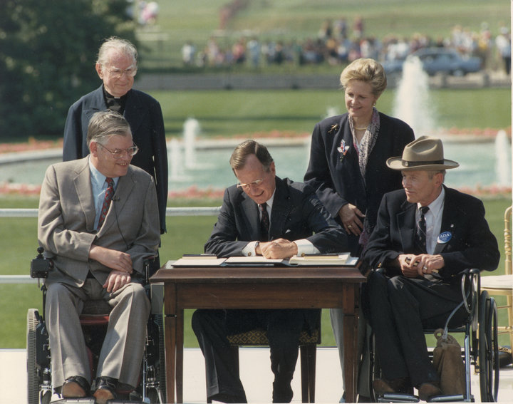 Signing of the ADA in 1990